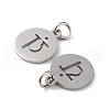 Non-Tarnish 304 Stainless Steel Charms STAS-Q201-T452P-2