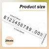 ANATTASOUL 2 Sets ABS Plastics Foreign Digital Price Display Board KY-AN0001-06-2
