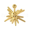 Ion Plating(IP) 304 Stainless Steel Pendants STAS-C104-22G-1