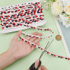 ARRICRAFT 10 Yards Polyester Pom Pom Ball Tassel Ribbons DIY-AR0004-06-3