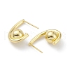 Rack Plating Brass Stud Earrings for Women EJEW-K245-28G-2