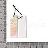2Pcs Natural White Shell Pendants SHEL-A005-02A-3