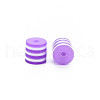 Ghana Stripe Resin Beads RESI-YWC0001-01-2