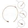 DELORIGIN 12Pcs 3 Colors 304 Stainless Steel Cable Chains Bracelet Making BJEW-DR0001-03-5