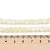 Frosted Crackle Glass Beads Strands GLAA-U001-8mm-M11-4