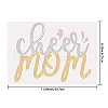 Mother's Day Glass Hotfix Rhinestone DIY-WH0303-221-2