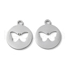 Non-Tarnish 304 Stainless Steel Charms STAS-F300-01P-1