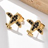 304 Stainless Steel Stud Earrings EJEW-F361-09G-4