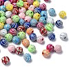 Plating Acrylic Beads PACR-YW0001-20-2