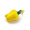 Brass Enamel Pendants KK-U066-03A-G-2
