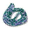 Crackle Glass Beads Strands X-CCG-C002-8mm-03-2