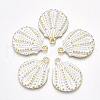 Spray Painted Alloy Pendants PALLOY-T065-21D-1