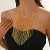 Vintage Iron Fringed Luxury Bib Necklaces for Banquets MM0442-4