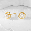 S925 Sterling Silver Nuggets Stud Earrings CC6441-1-2