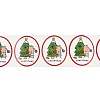 120 Round Paper Christmas Cartoon Sticker Rolls DIY-M070-09C-2