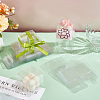 Transparent PET Tea Storage Boxes CON-WH0106-08G-5