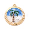 Alloy Enamel Pendants FIND-M060-10G-1