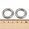 304 Stainless Steel Closed Jump Rings STAS-XCP0001-94P-3