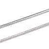 Hobbspring 10M 304 Stainless Steel Round Snake Chains CHS-HS0001-01A-1