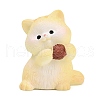 Resin Cat Shape Display Decoration DJEW-F027-03-1