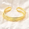 Brass Cuff Bangles for Women BJEW-F498-09G-4