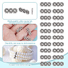 GOMAKERER 100Pcs Tibetan Style Alloy Spacer Bars TIBE-GO0001-08-5