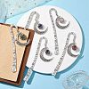 Tibetan Style Alloy Hook Bookmarks AJEW-JK00323-2