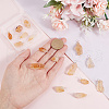 FINGERINSPIRE 16Pcs Rough Raw Natural Citrine Pendants G-FG0001-08-5