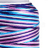 5 Rolls 6-Ply Segment Dyed Polyester Cords WCOR-P001-01A-07-3