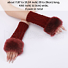 Polyacrylonitrile Fiber Yarn Knitting Fingerless Gloves COHT-PW0001-15D-2
