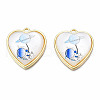 Resin Pendants PALLOY-N161-009-NR-2
