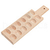 Rectangle Wooden 12 Egg Holes Storage Tray ODIS-WH0030-27-1