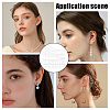 WADORN Plastic & Silicone Ear Nuts Earring Sleeves KY-WR0001-06-7
