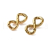 304 Stainless Steel Textured Infinity Linking Rings STAS-R164-03G-01-2