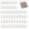 Unicraftale 100 Pairs 316 Surgical Stainless Steel Earring Hooks STAS-UN0058-55-1