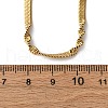 304 Stainless Steel Twisted Snake Necklaces for Women NJEW-M107-06G-3