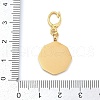 304 Stainless Steel Enamel Pendant Decoration STAS-S168-01G-11-3