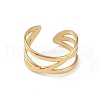 12Pcs Ion Plating(IP) 304 Stainless Steel Open Cuff Rings RJEW-G312-06G-3