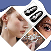 SUNNYCLUE 70G  5 Styles ABS Plastic Imitation Pearl Cabochons OACR-SC0001-45A-5