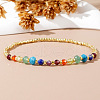 Bohemian & Chakra Style Natural Purple Garnet & Red Garnet & Malaysia Jade & Lapis Lazuli Beaded Stretch Bracelets for Women UH7112-1