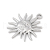 304 Stainless Steel Pendants STAS-D366-01H-P-2