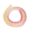 Transparent Painted Glass Beads Strands X1-DGLA-A034-T3mm-A07-5