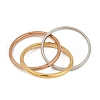 201 Stainless Steel Trinity Interlocking Ring Finger Rings FS-WG6776A-03-3