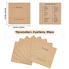 Fingerinspire 80Pcs 8 Patterns Paper Necklace Display Cards DIY-FG0001-82-2