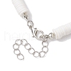 Bohemia Handmade Polymer Clay Heishi Beaded Necklaces NJEW-JN04778-5