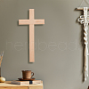 Wooden Cross Hanging Wall Decorations HJEW-WH0036-45-5