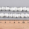 Luminous Handmade Lampwork Silver Foil Beads Strand FOIL-N029-03A-5