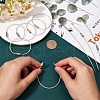 SUNNYCLUE 40Pcs Heavy Duty 304 Stainless Steel Wire Cable Keychains FIND-SC0012-01-3