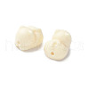 Natural Tagua Beads Jewelry Findings WOOD-V001-02-2