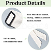 Tie a Knot Cloth Waist Belts with Buckle AJEW-WH20003-08B-5